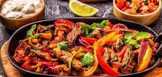 طبق فاهيتا لحم