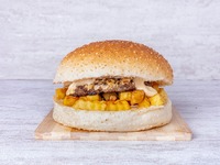 سندويش بركر لحم