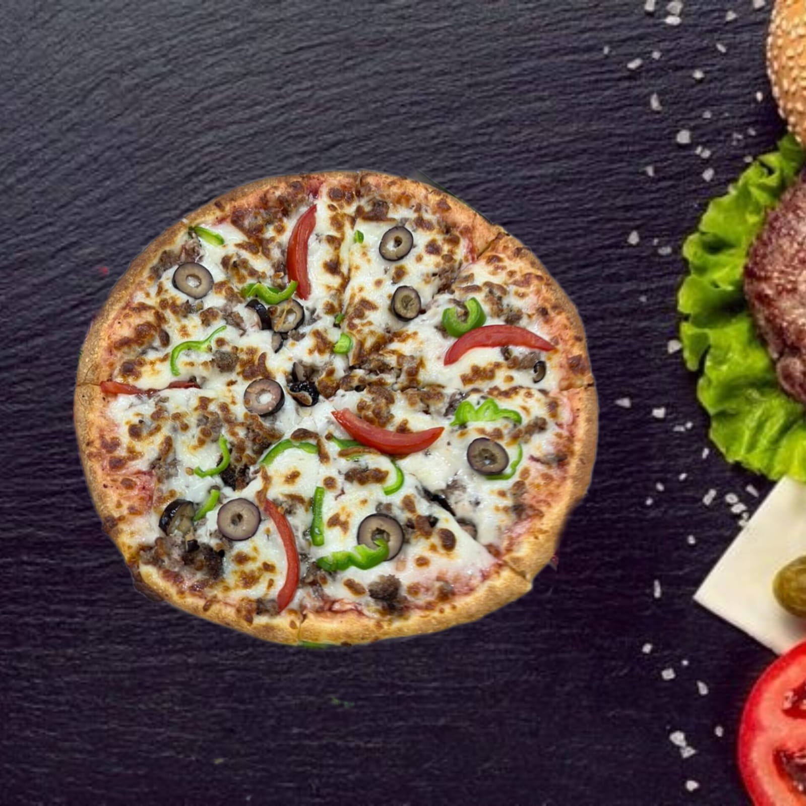 بيتزا كبيرة سفري 