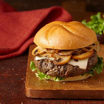 بركر مشروم+بيبسي