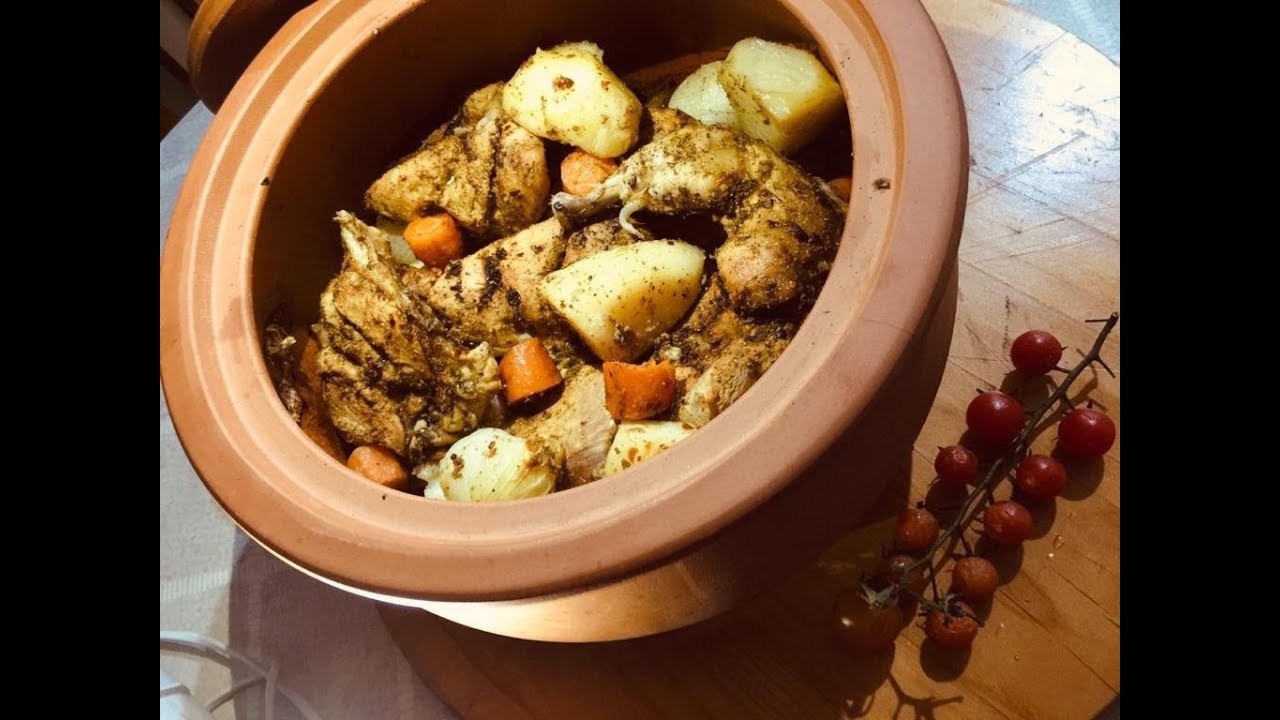 فخارة دجاج بالفرن